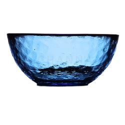 ハンマー ガラス 漬物鉢 9 cm (青)