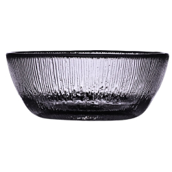 Striped Glass Bowl 10 cm