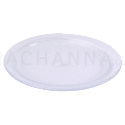 Round Snow Glass Plate 20 cm