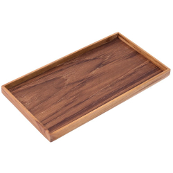 Teak Wood Tray 25x13 cm