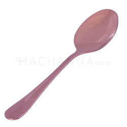 Pink Gold Old English Dessert Spoon 134 mm