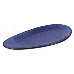 Oval Plate 10" (Deep Blue)