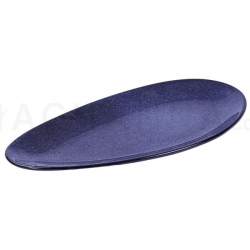 Oval Plate 14" (Deep Blue)