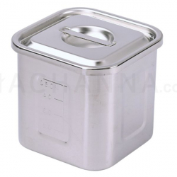 Stainless Square Pot With Scale 9 cm 700 ml