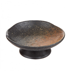 Pedestal Dish 4.5" (Volcano)