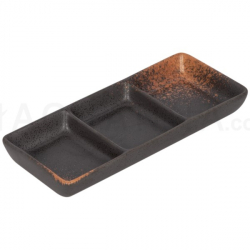 3 Compartment Sauce Dish (Volcano)