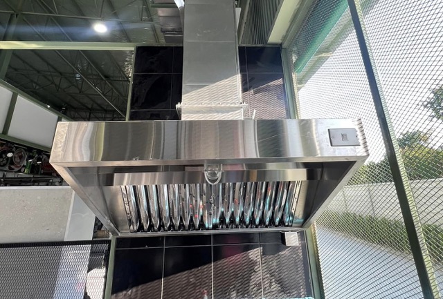 Stainless steel exhaust hood
