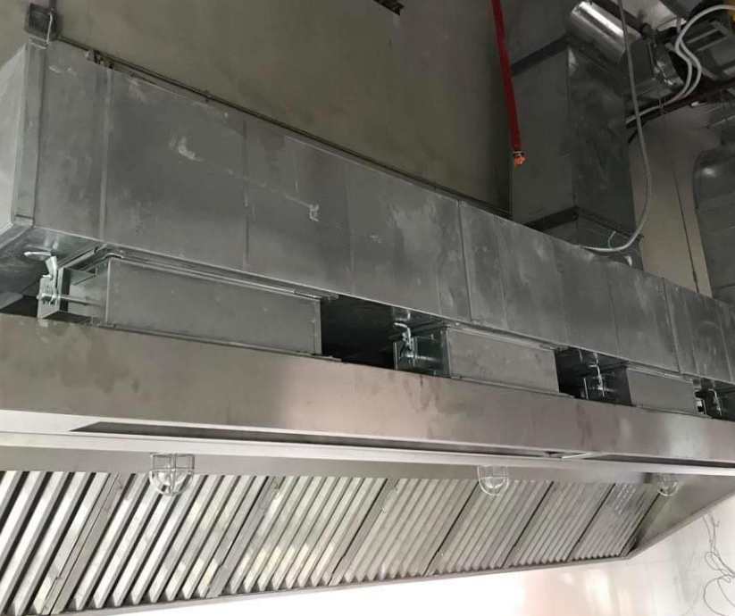 Fresh-air duct installation