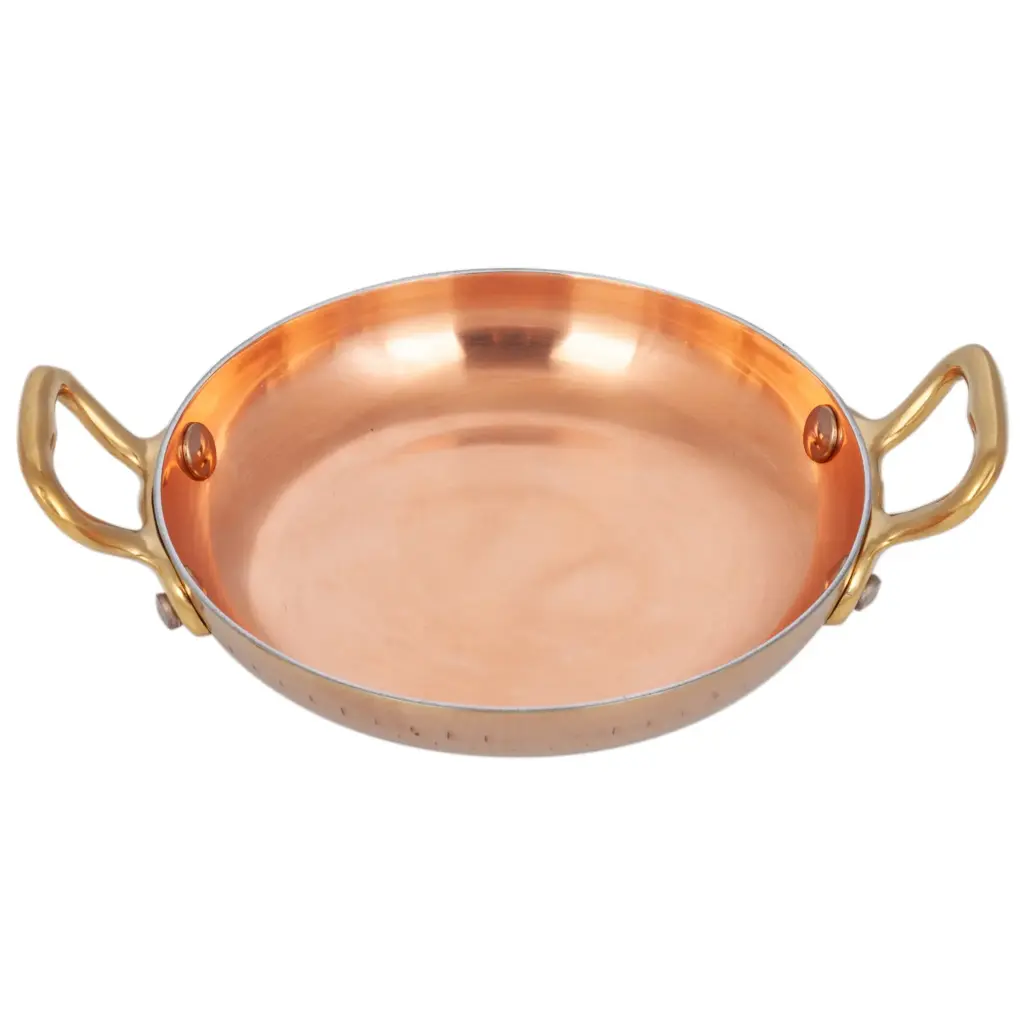 Copper Pan with Double Handle 12 cm