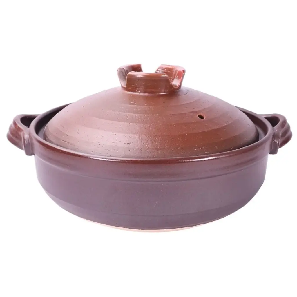 土鍋 21 cm (茶色)