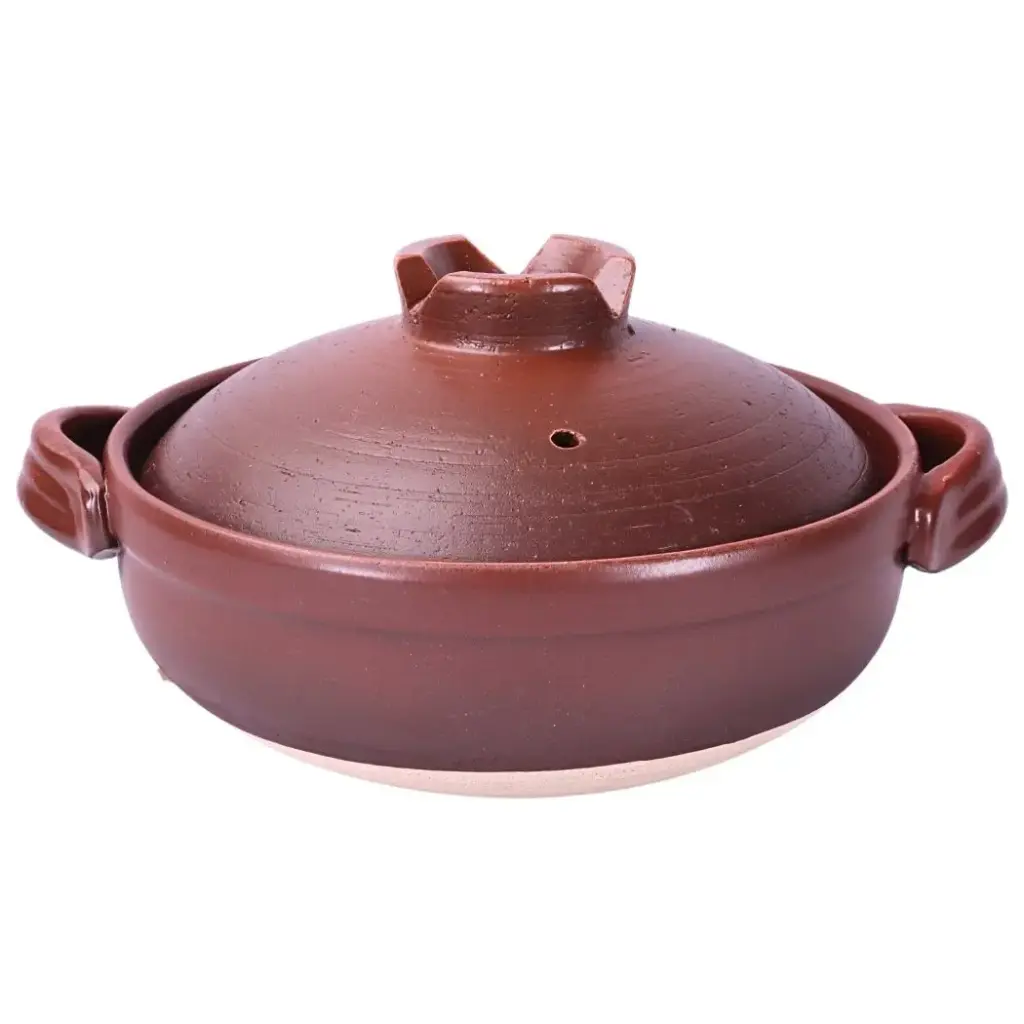 土鍋 24 cm (茶色)