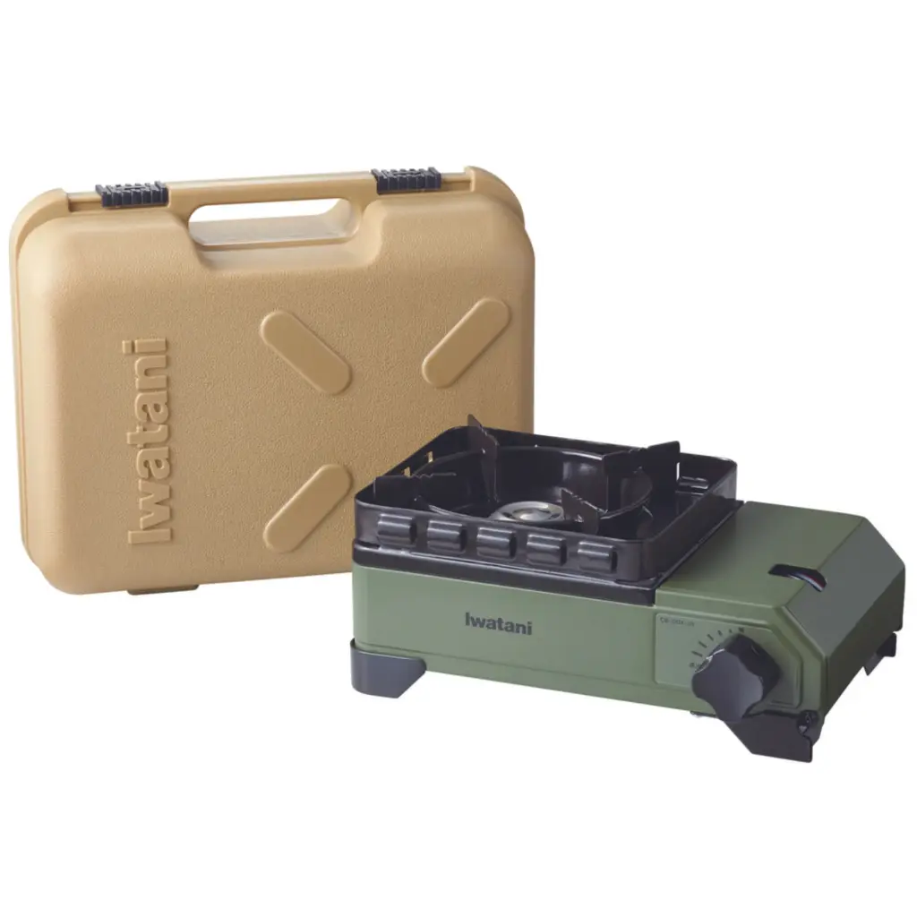 Iwatani Portable Gas Stove Tafumaru Junior Mini (Green, CB-ODX-JR)