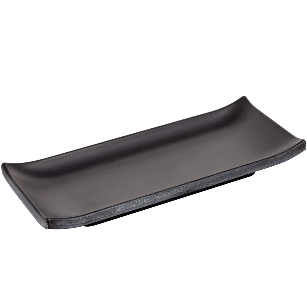 メラミンミニ巻寿司皿 8.5" (ZEN SERIES, 黒)