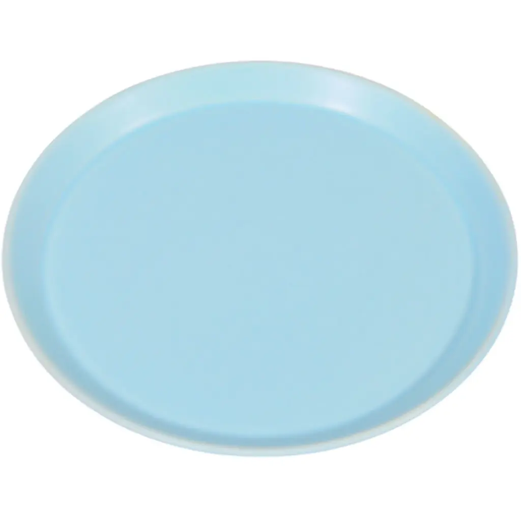Round Plate 17.5 cm (Pearl Blue)