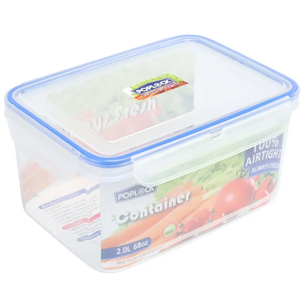 Food Container 2000 ml (Pop Lock, #9134)