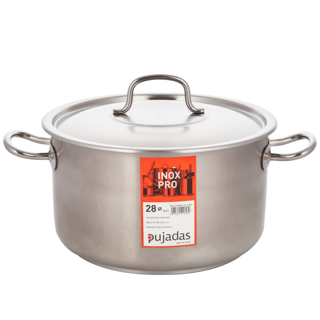 หม้อต้มซอสสเตนเลส Pujadas 28 ซม.