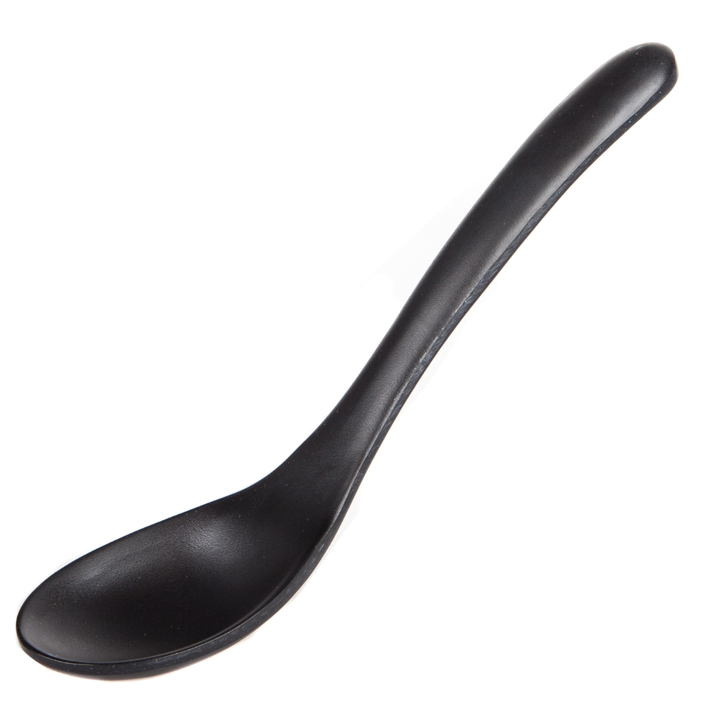 Melamine Rice Spoon 16.8 cm (Zen Series, Black)