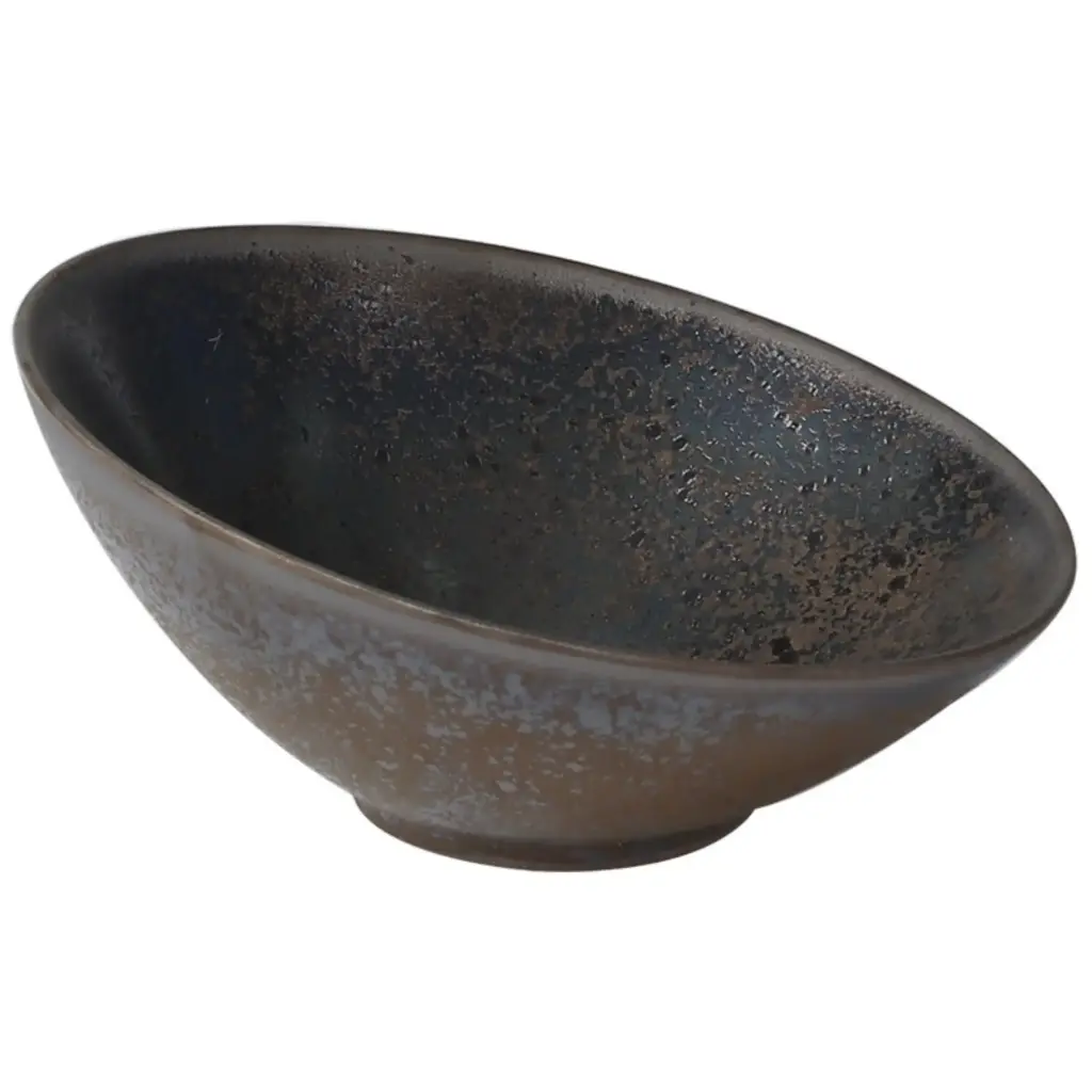 丸鉢 17 cm (黒砂糖)