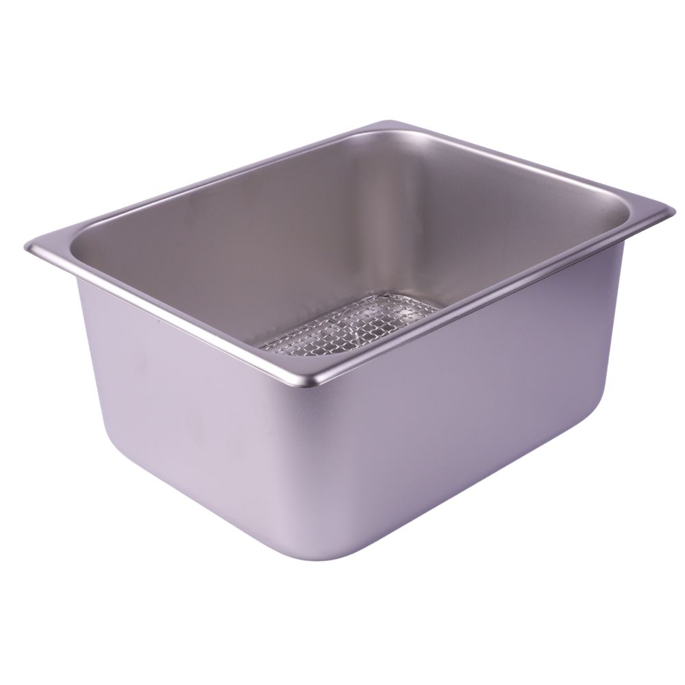 Stainless Steel Draining Tray with Net Set 32.5x26.5x15 cm (18-8)