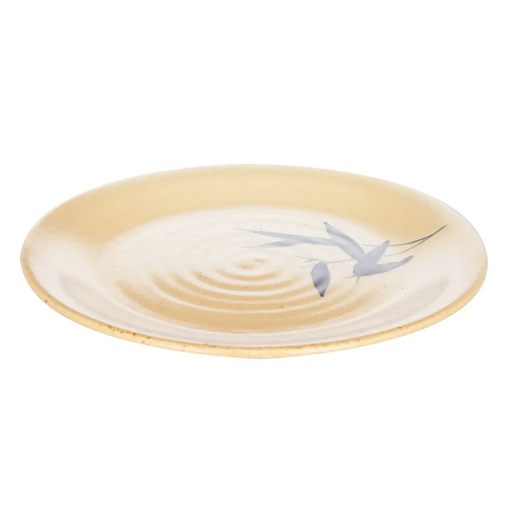 Summer Bamboo Round Dish 7.5"
