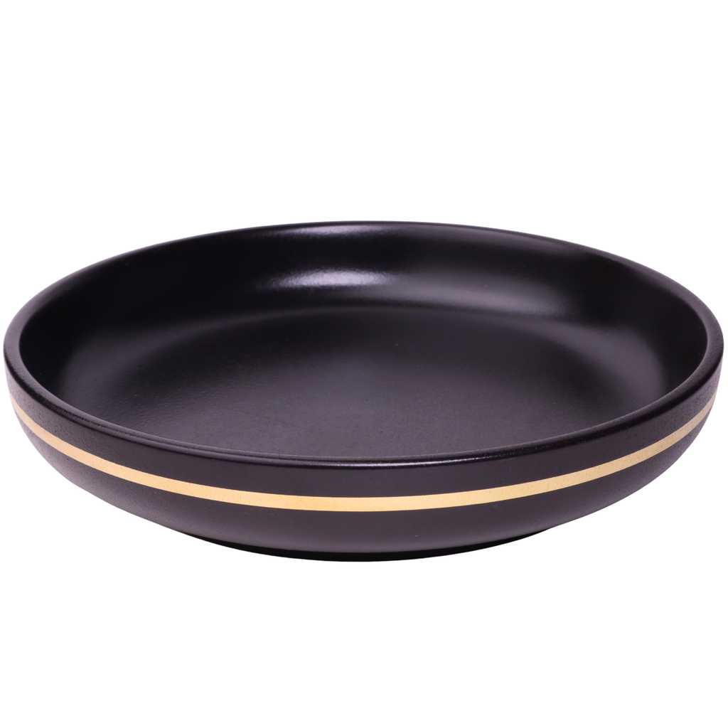 寿司皿 8" (ゴールドリム)