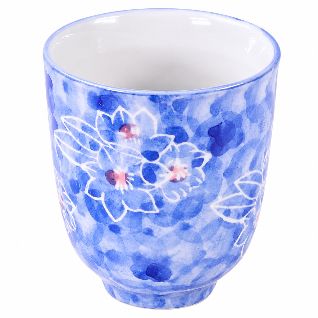 Tea Cup 180 ml (Blue Flower)