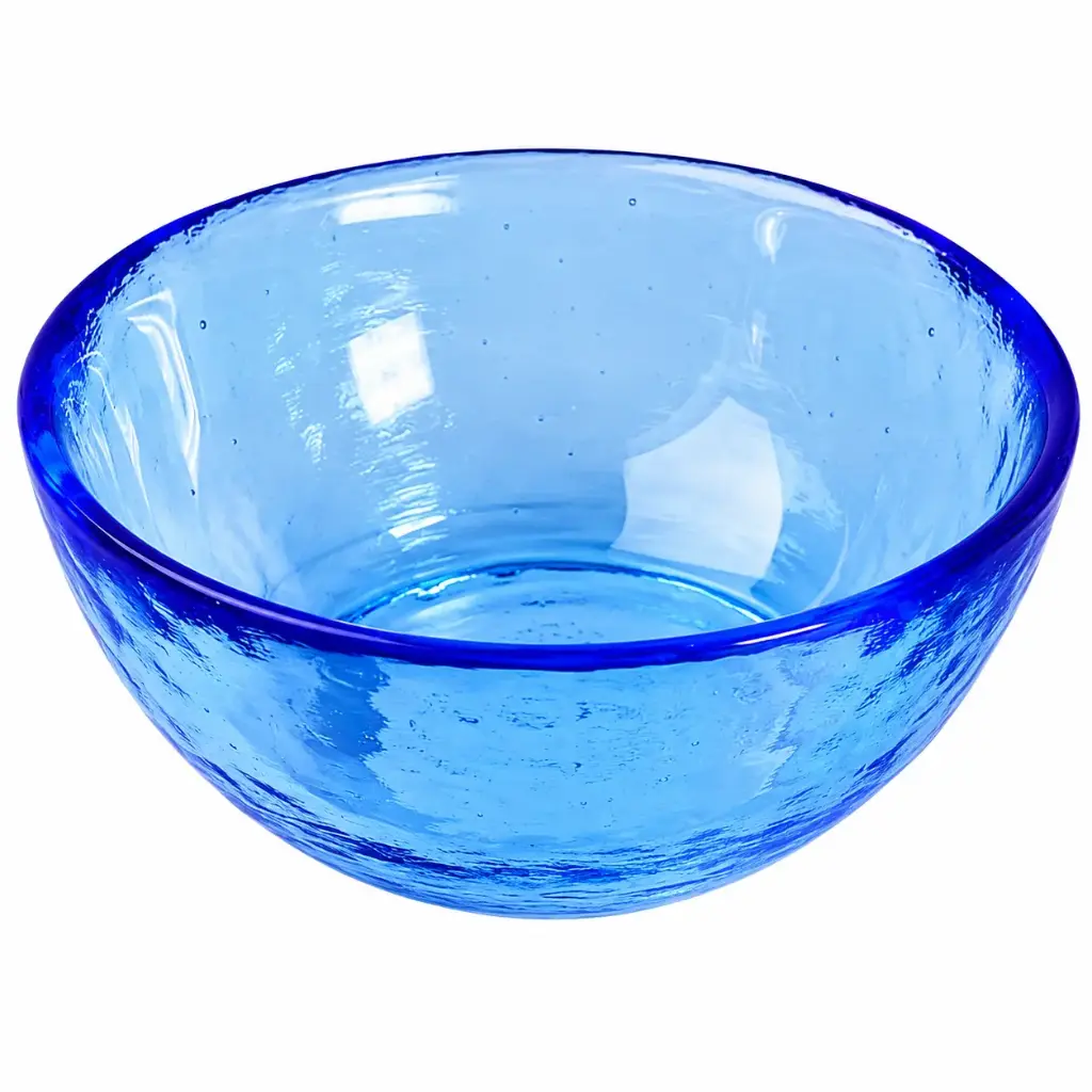 ถ้วยแก้วสึเกะโมโนะสีน้ำเงิน 9 ซม.