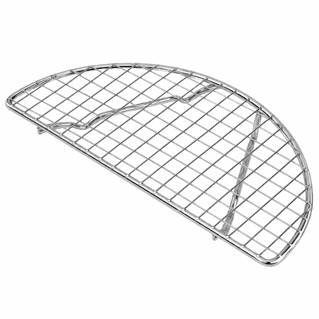 Half-Round Tonkatsu Draining Rack 20x10 cm