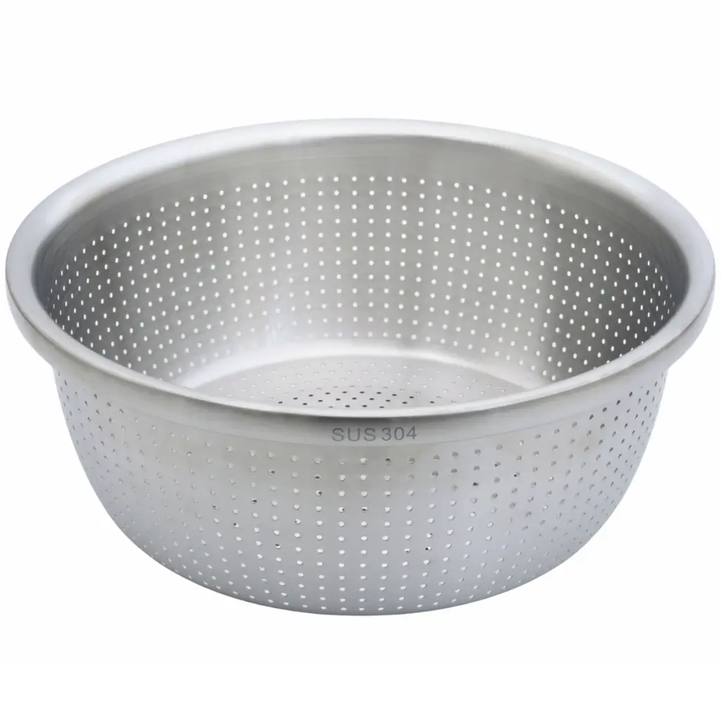 Perforated Stainless Steel Basin 34 cm (18-8)