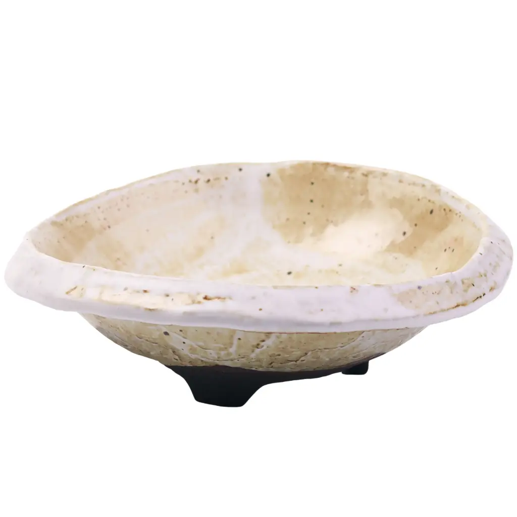 渦巻き丸皿 16 cm (ツンドラ)