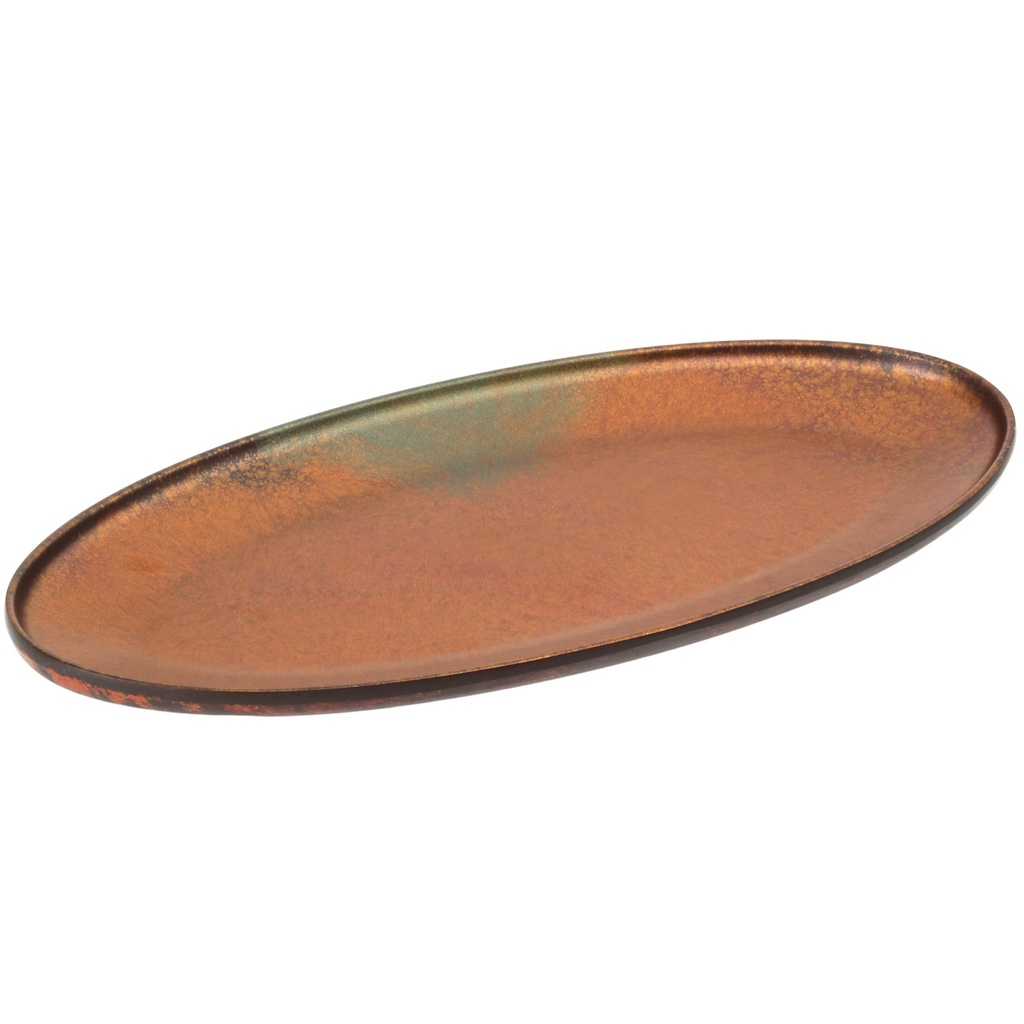 Melamine Oval Plate 14" (Copper)