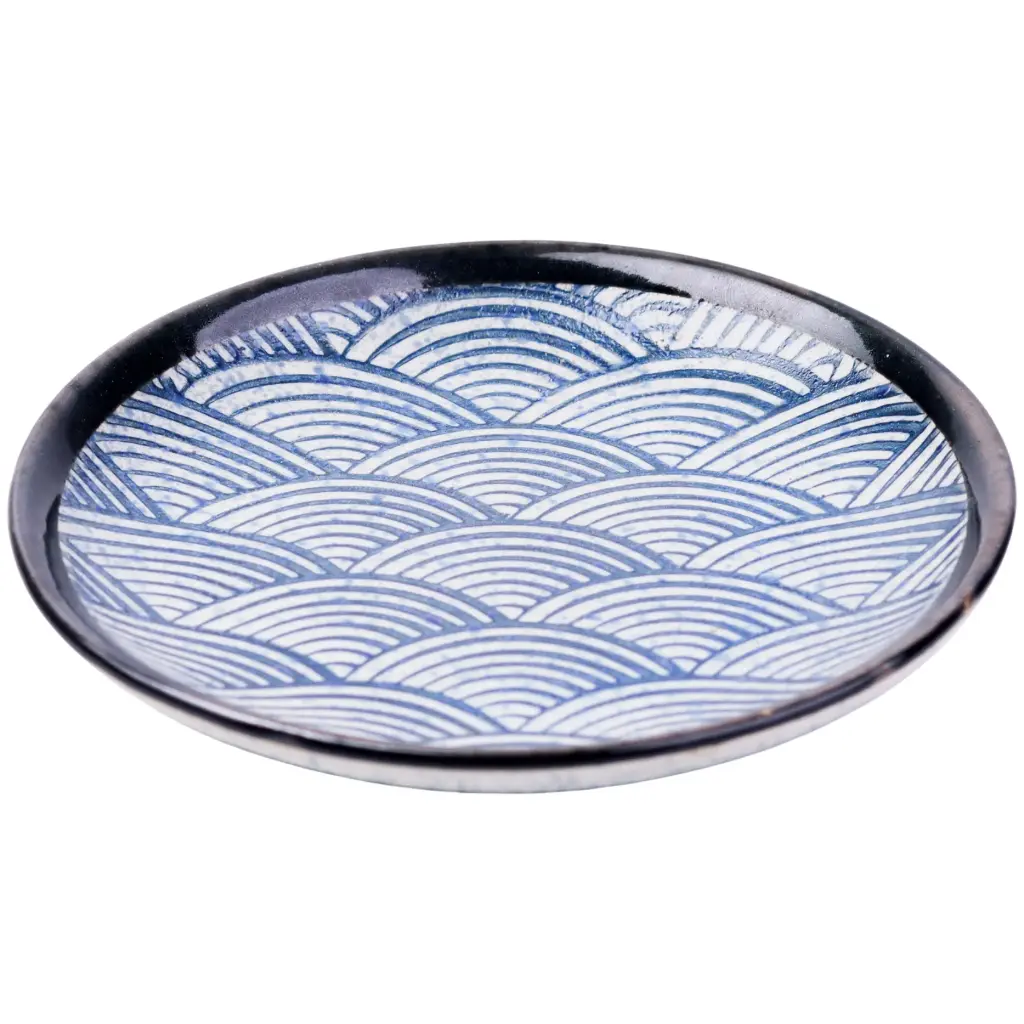 Side Plate 5" (Blue Wave)