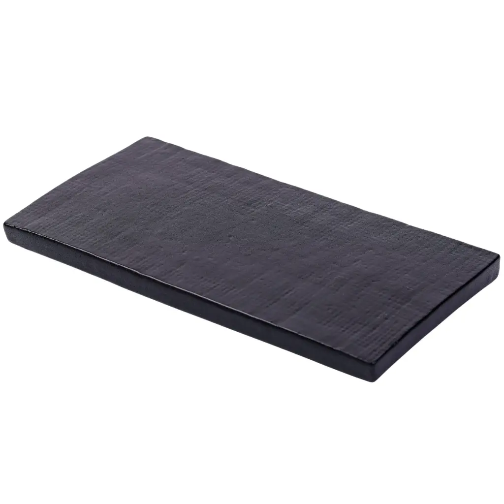 Flat Stone Plate 24x12 cm (Kuroyama)