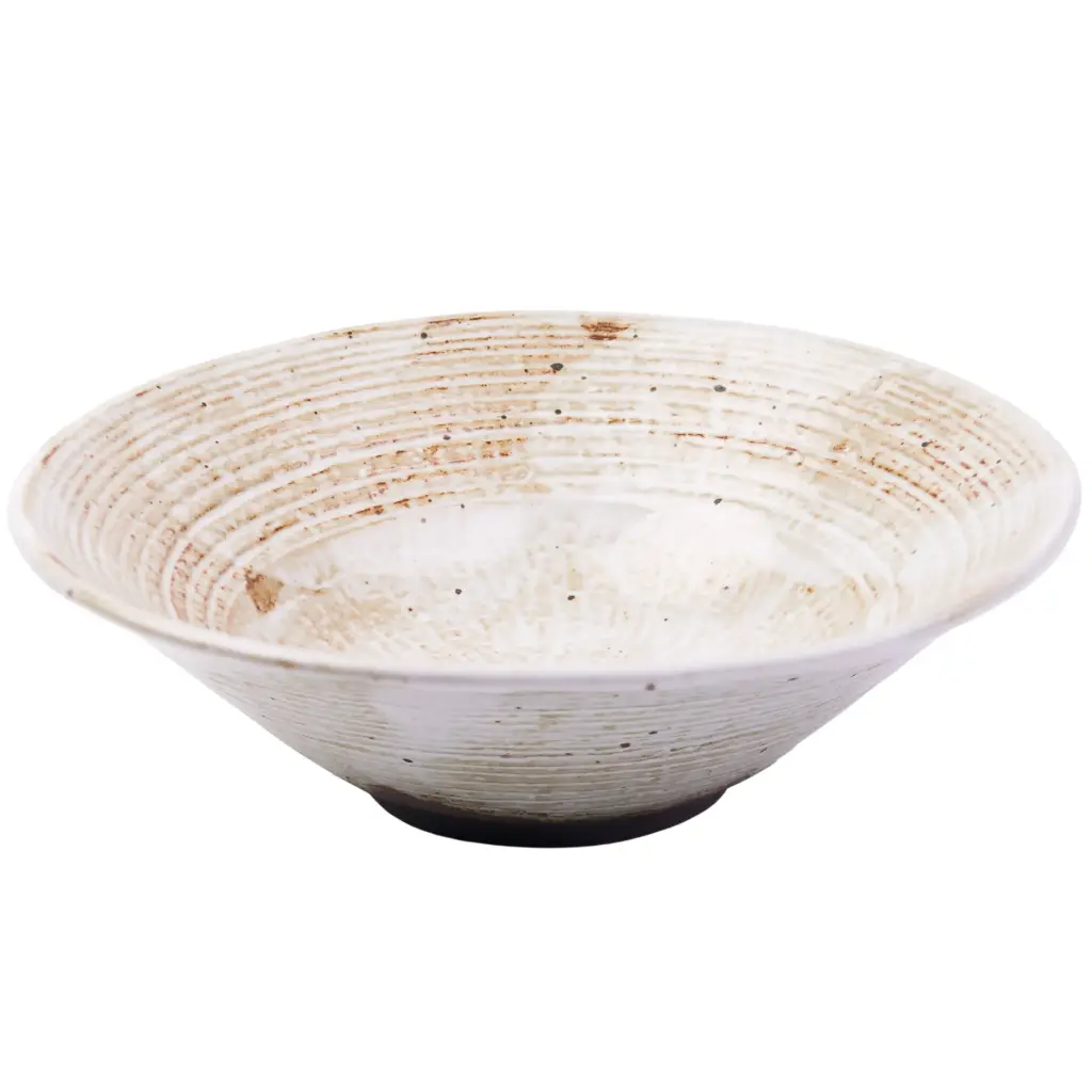 丸型反り鉢 19 cm (ツンドラ)