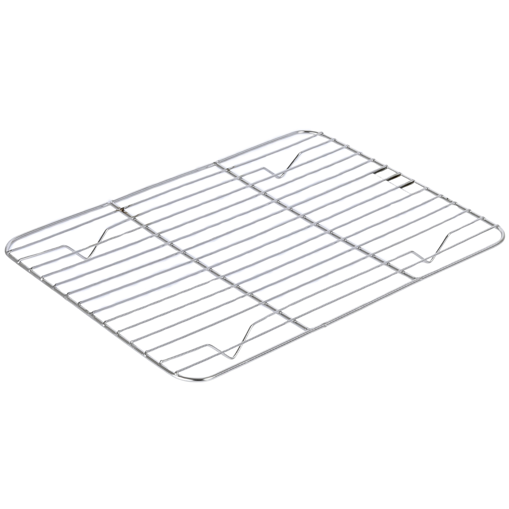 ステンレス揚げ物用網 32x24x1.8 cm (18-8)