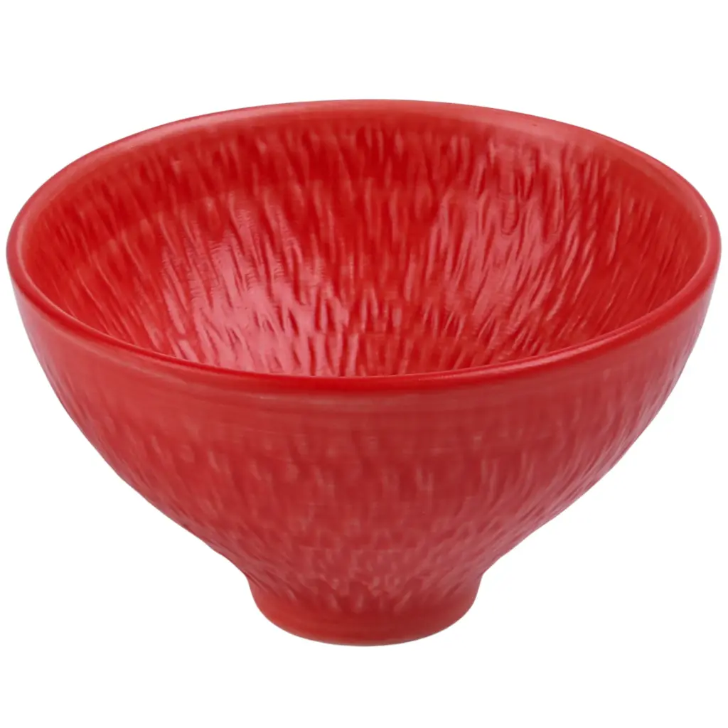 Round Small Bowl 3.25" (Ame Glaze, Red)