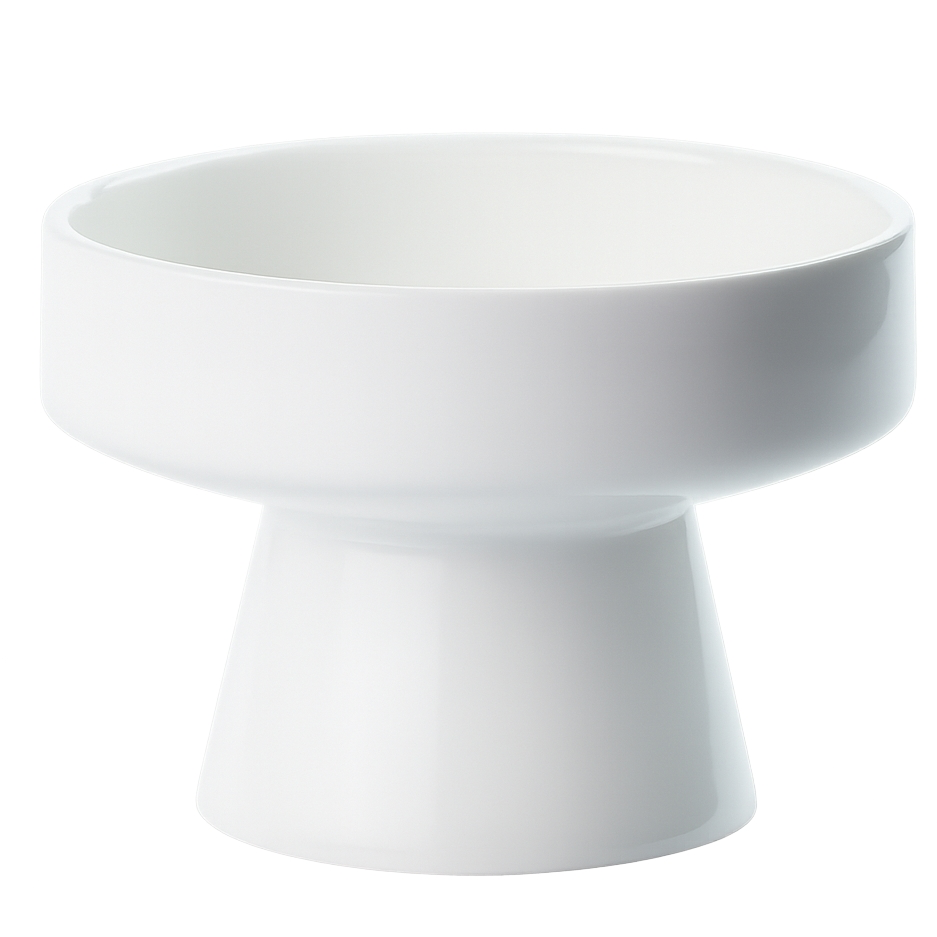 Porcelain Footed Dish 5"
