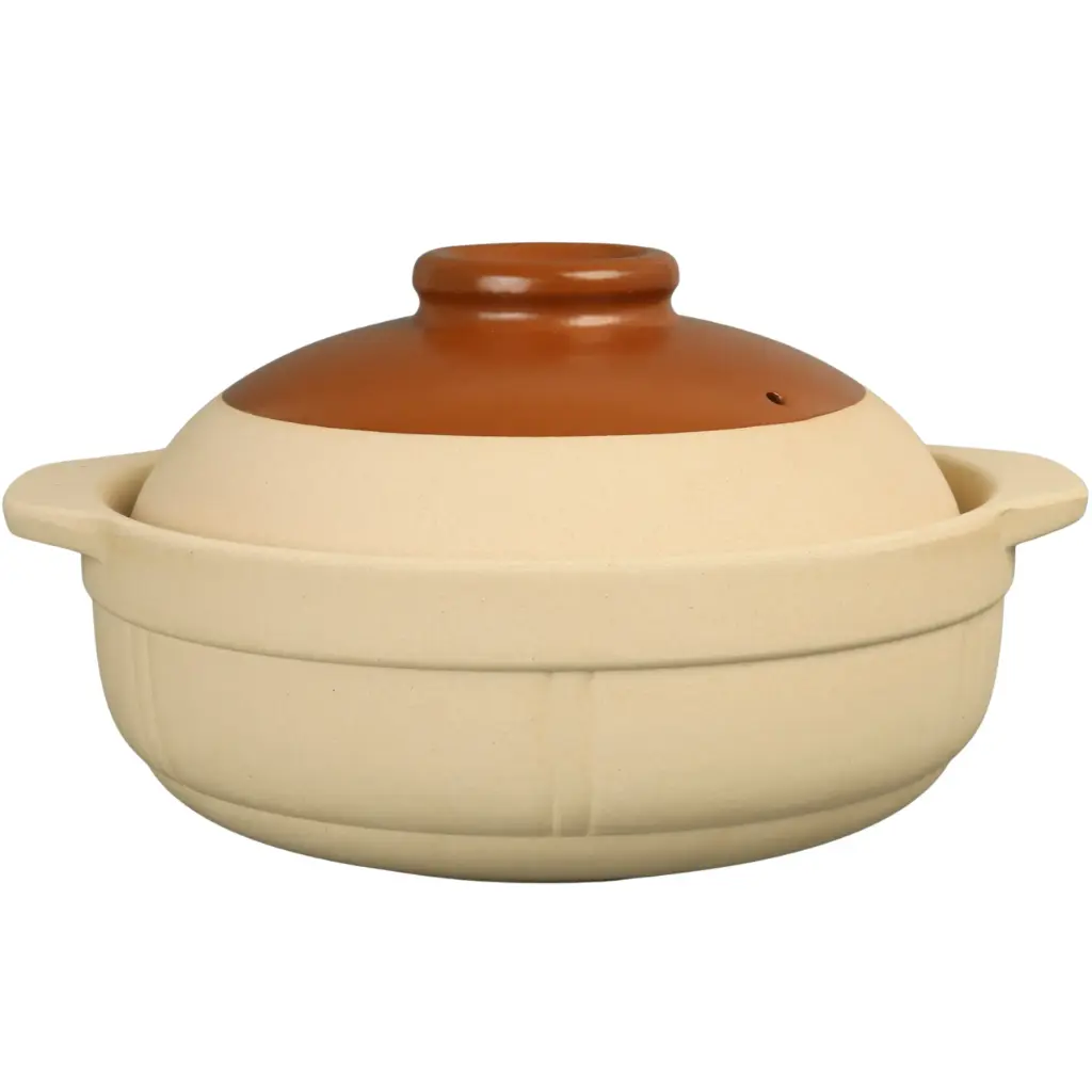 Two-Handle Heatproof Clay Pot 32 cm (Donabe)