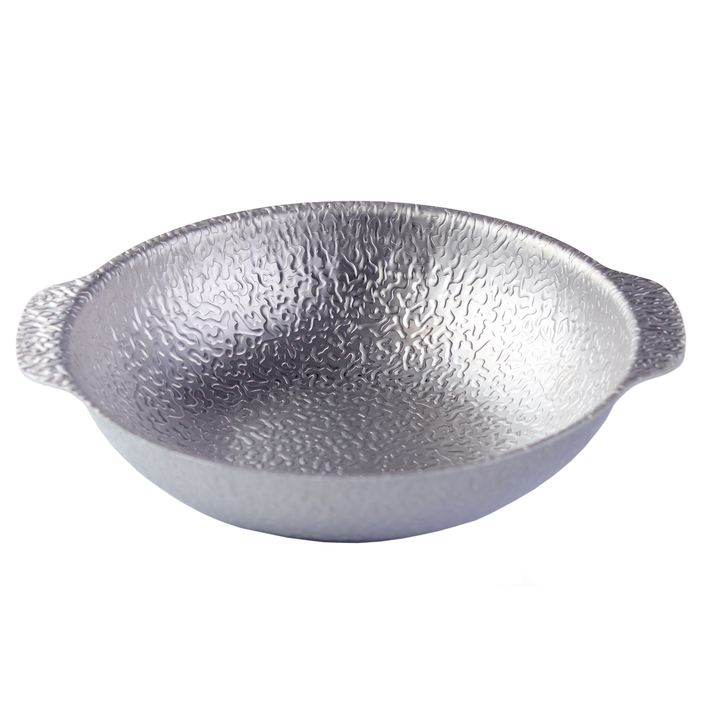 Stainless Steel Nabe Pot with 2 Handles 22 cm (Hammered)