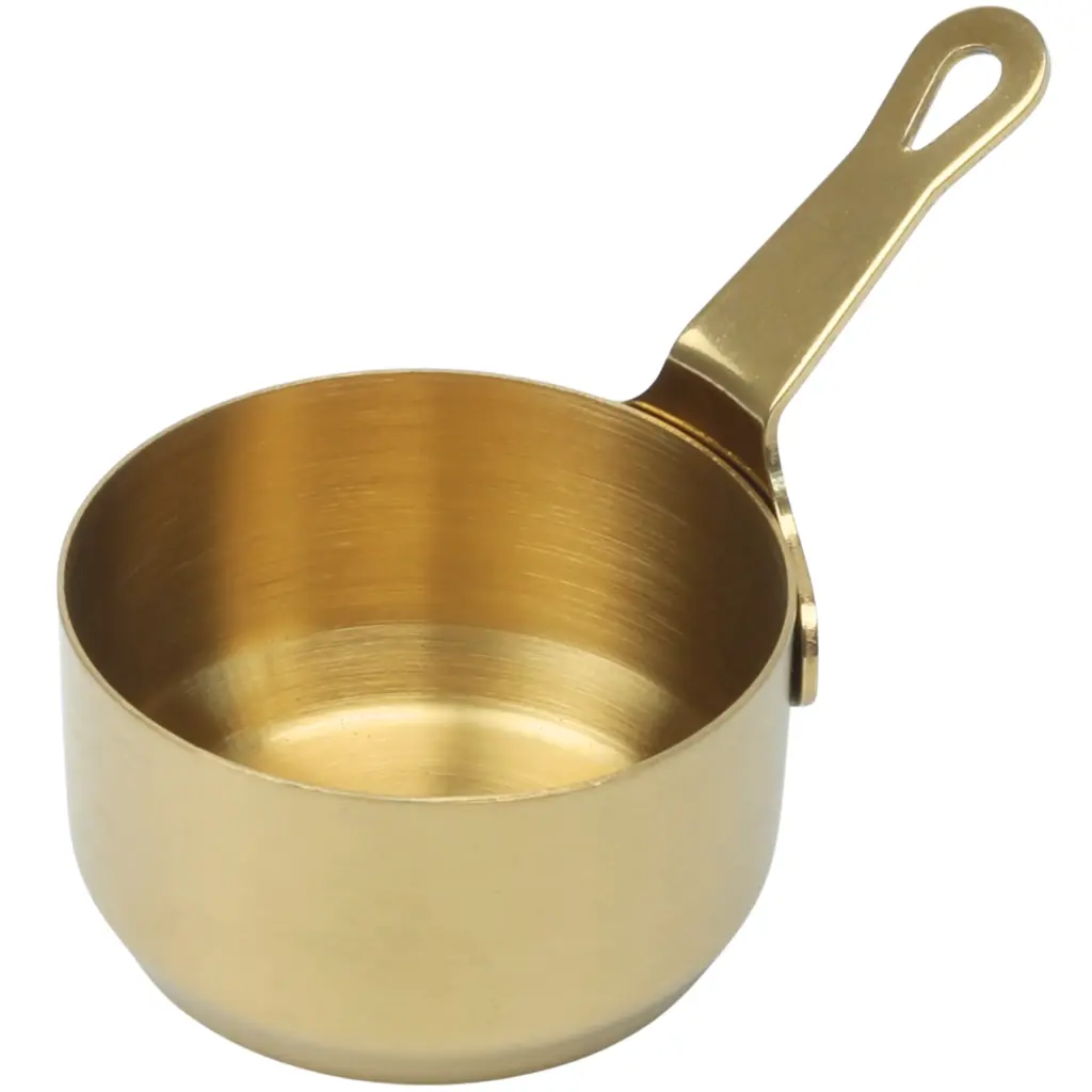 ステンレスミニ鍋 5.4 cm (金色, 18-8)