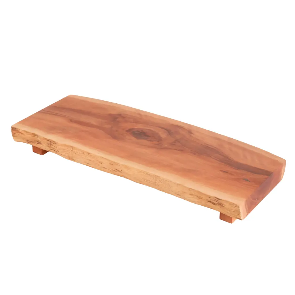 Natural Wood Sushi Geta 42x15x3 cm