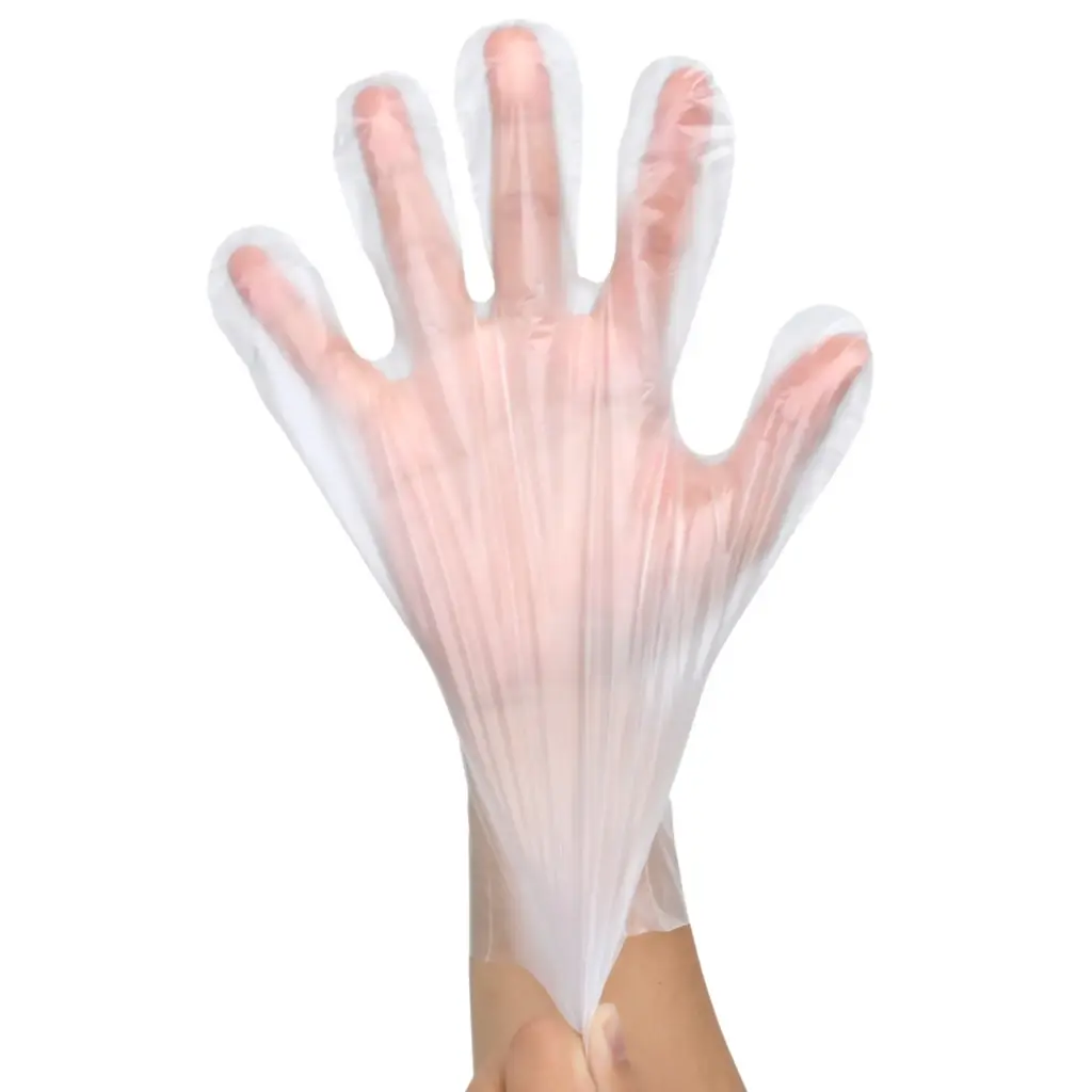 ถุงมือ PE 1 คู่ต่อถุง (3000 คู่)