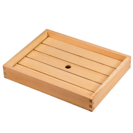 Wooden Trays with Rack