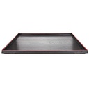 Heavy Black Woodgrain Trays