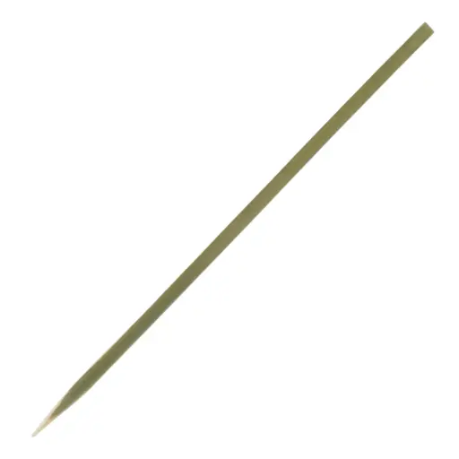 [DIS0046] 竹製平串 皮付き 18 cm (100本)