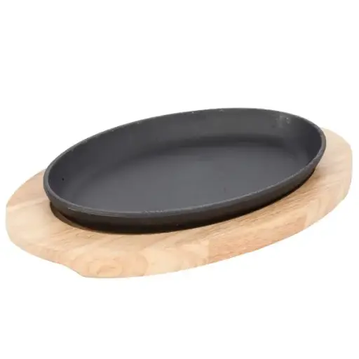 [SET0006] Cast Iron Oval Pan 26 cm