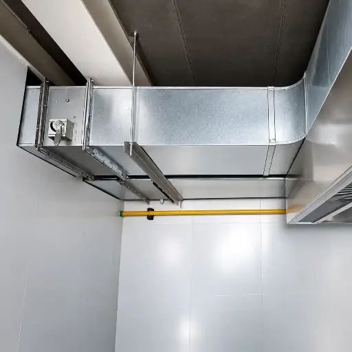 [KAS0009] 亜鉛メッキ給気ダクト工事 19"x12" (7 m まで)