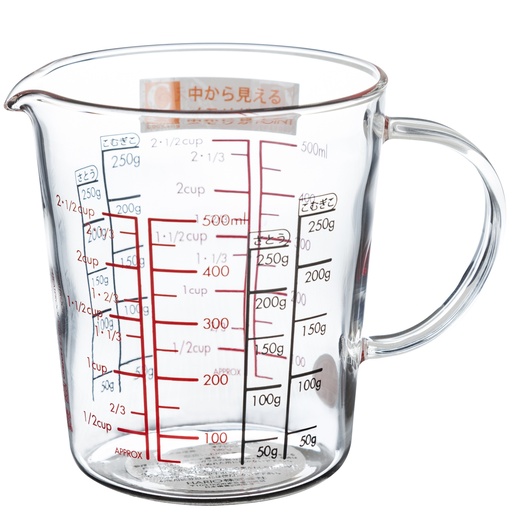 [KJP0529] ถ้วยตวงแก้ว Hario 500 มล.