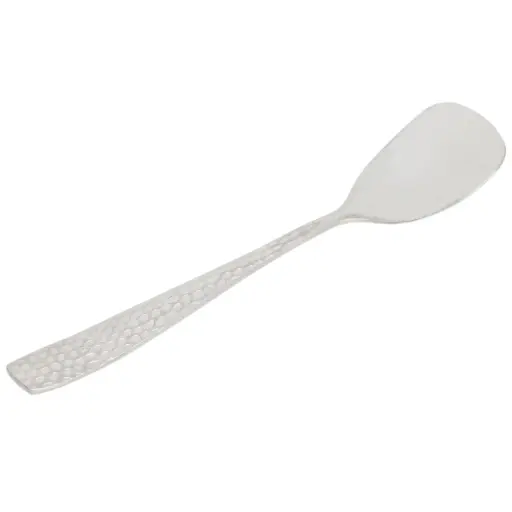 [KFS0047] ช้อนไอศกรีมลายค้อน 14.5 ซม. (18-8)
