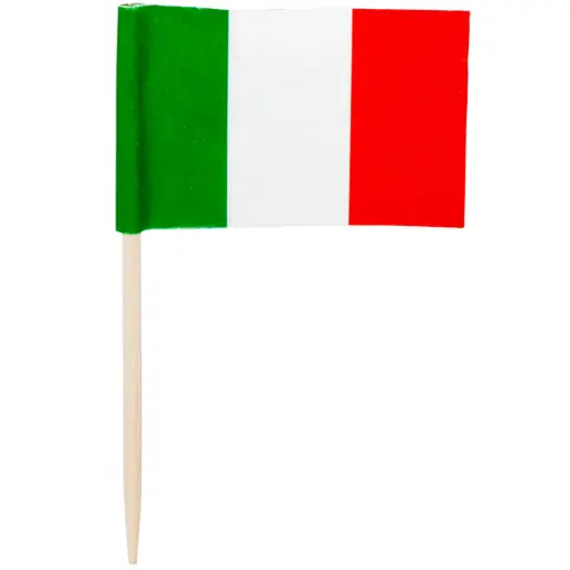 [FLG0010] フラッグピック イタリア (100本入)